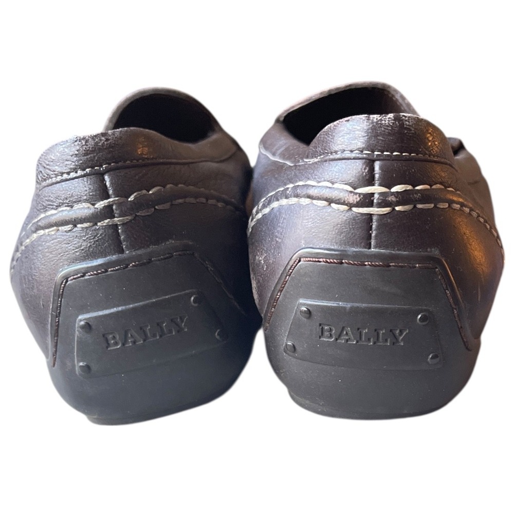 Bally Jasmine Brown‎ Leather Driving Loafers Designer Quiet Luxury 8 - Picture 12 of 12